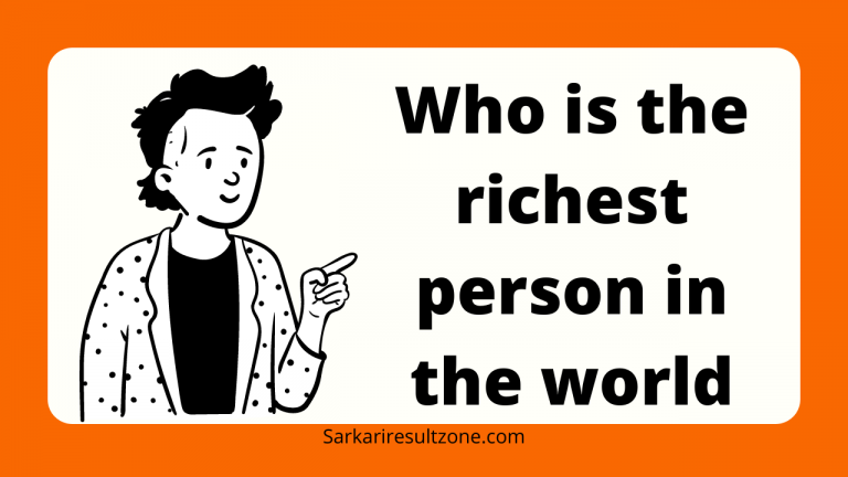 Who is the most richest person in the world