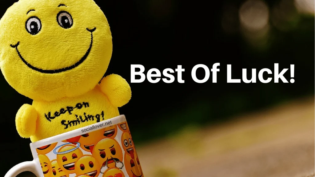 Best of luck Meaning in Hindi
